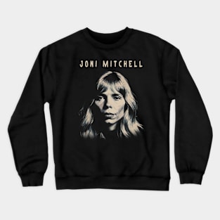 Joni Mitchell - Retro 1970s Crewneck Sweatshirt